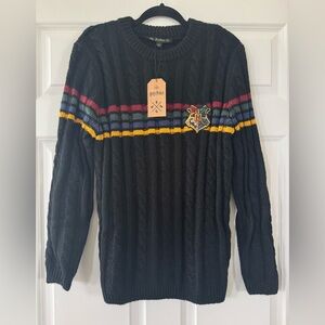 NWT Harry Potter Collection Hogwarts School Crest Knitted Sweater